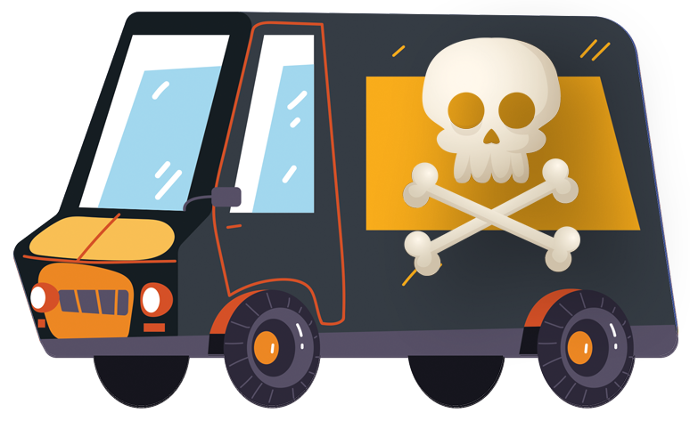 rogue van package pandemonium tabletop boardgame